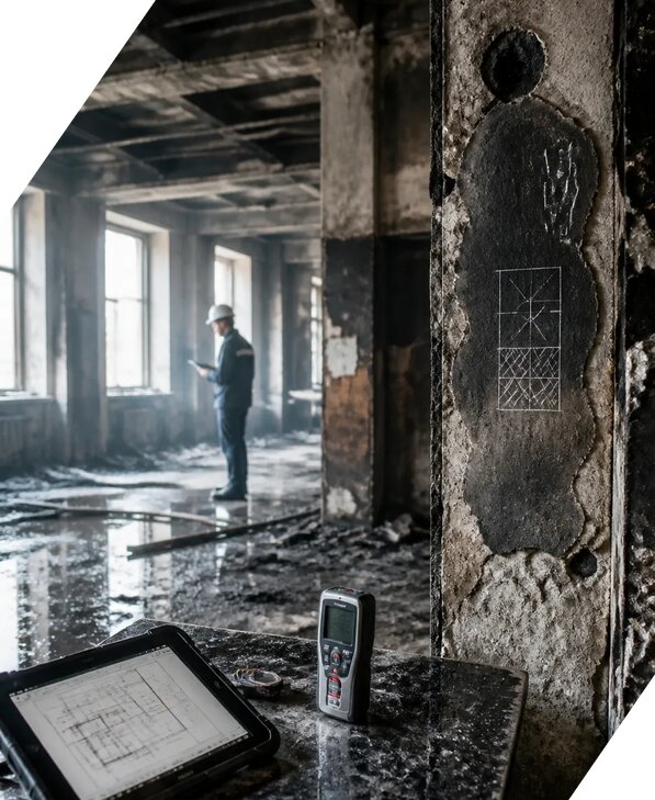 Обследование зданий после пожара в Шадринске от 15512 р. | ЭкспертизаРоссия
