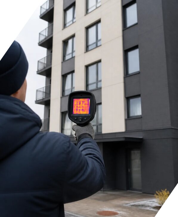 Тепловизионное обследование зданий в Шадринске от 5171 р. | ЭкспертизаРоссия